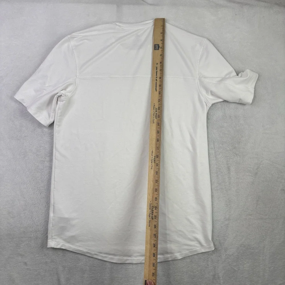Adidas Aeroready Performance Fit White Short Sleeve Active Shirt Men's Medium